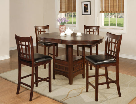 HARTWELL PUB COUNTER HEIGHT DINING SET 18" LEA