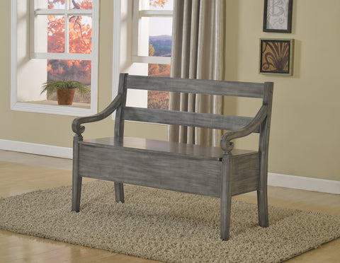 KENNEDY STORAGE BENCH GREY