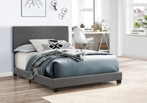 ERIN COMPLETE BED PU GREY (V)