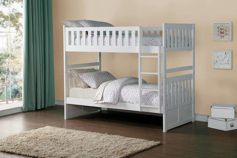 GALEN FULL OVER FULL BUNK BED WHITE (V)