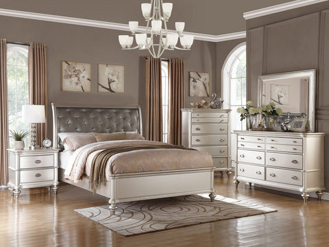 MARSEILLE BEDFRAME WITH UPLHOLSTERED BEDROOM SET