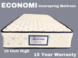 BLACK LEATHER BED FRAM WITH MATTRESS (mattress 15years warranty )