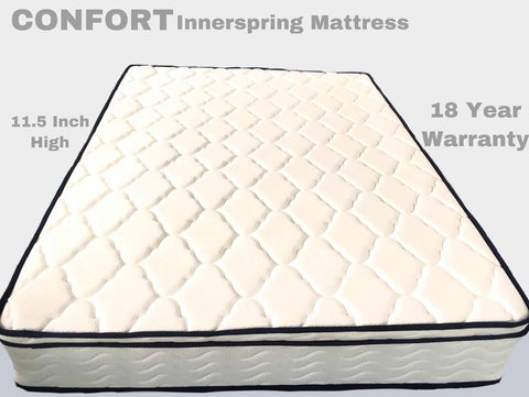11'5 HEIGHT CONFORT INNERSPRING PLUSH TOP MATTRESS