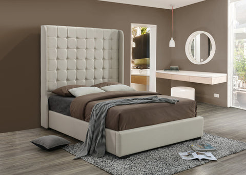 FRANCE - 72" HIGH PLATFORM BED ( No Boxspring needed.)