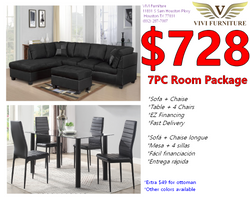 7PC. ROOM PACKAGES