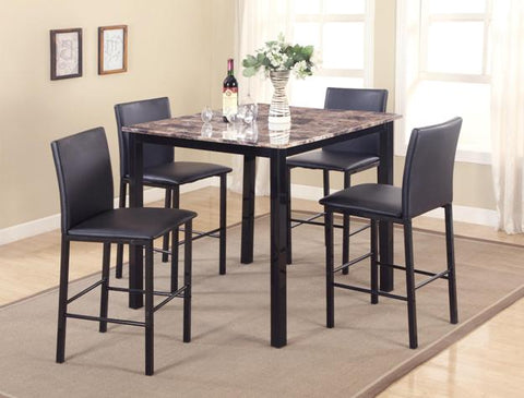 AIDEN PUB COUNTER HEIGHT DINING SET 5PC