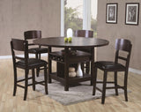 CONNER PUB - COUNTER HEIGHT DINING SET - ROUND OR SQUARE (DROP LEAVES)