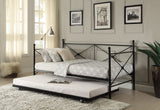 JONES METAL DAYBED WITH TRUNDLE (V)