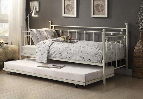 LORENA METAL DAYBED WITH TRUNDLE (V)
