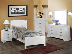 HELENE TWIN WHITE BEDROOM COLLECTION (V)