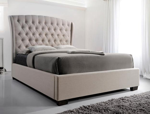 KAITLYN Botton Tufted Platform Bed (No Boxspring Required) (V)