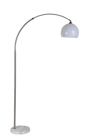 ARC FLOOR LAMP W/DOME SHADE