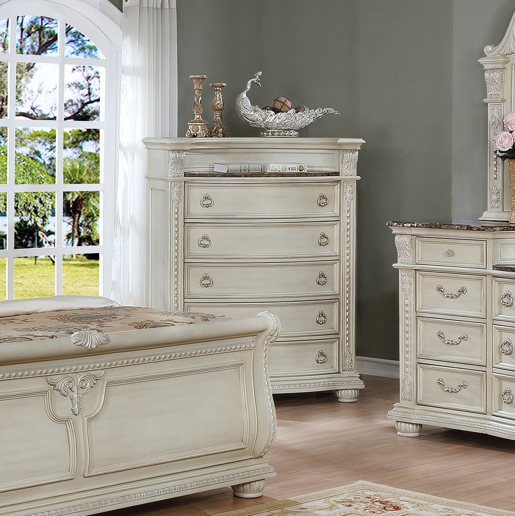 USAビンテージ Stanley furniture ホワイトキャビネット