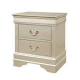 LOUIS PHILLIP NIGHT STAND IN CHAMPAGNE (V)