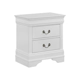 LOUIS PHILLIP NIGHT STAND IN WHITE (V)