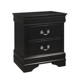 LOUIS PHILLIP NIGHT STAND IN BLACK (V)