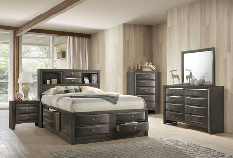 grey bedroom dresser set Boonatu for with 6 Drawers, Wood Dressers Chest of Drawers with Metal Handles, Modern Bedroom Dresser with Drawers for Closet Hallway, Living Room, Gray Oak : Home & 41.1 X 1.6 X 49.6HKD RAIL/3 SLATSAssembled Bonanza - Grey Bedroom Set