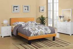 TWIN/FULL BED PU CITRUS FAUX LEATHER (V)