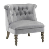 ACCENT CHAIR IN GREY