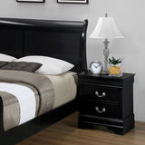 LOUIS PHILLIP NIGHT STAND IN BLACK (V)