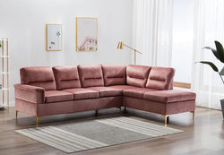 MONDERN VOGUE SECTIONAL IN PINK
