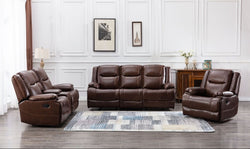 Rose - TOP GRAIN LEATHER Reclining Set
