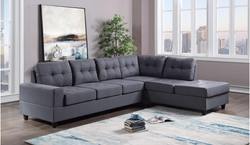 JAMES LINEN FABRIC REVERSIBLE SECTIONAL