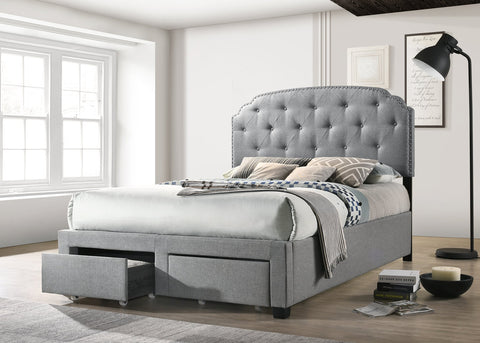 MADISON BED IN GREY