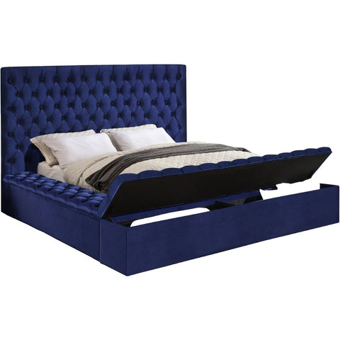 PARIS PLATFORM BED IN BLUE