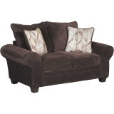 COMFORT 2PC SOFA SET IN CHOCOLATE