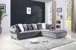 LONDON OVERSIZE SECTIONAL SOFA SET IN GREY